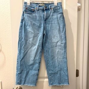 Madewell wide leg jeans